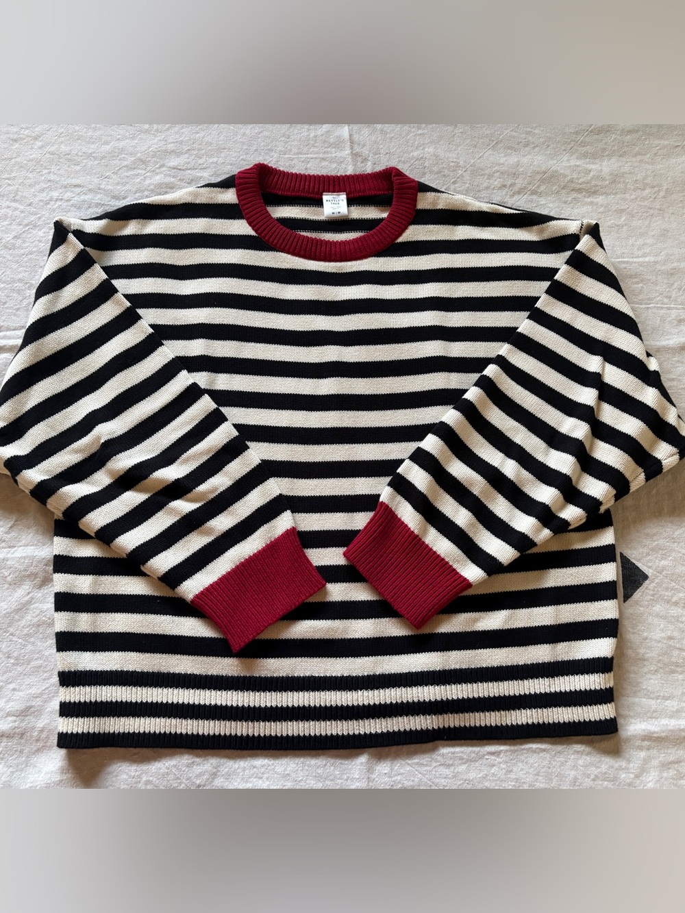 Nettle’s Tale Organic Cotton Striped Sweater M